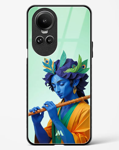 Melodies of Krishna Glass Case Phone Cover (Oppo)