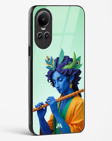 Melodies of Krishna Glass Case Phone Cover (Oppo)