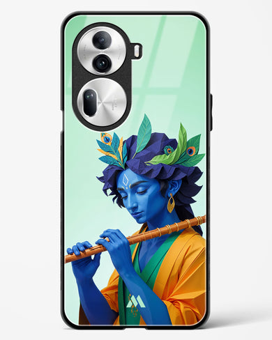 Melodies of Krishna Glass Case Phone Cover (Oppo)