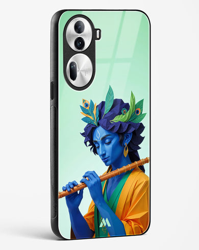 Melodies of Krishna Glass Case Phone Cover (Oppo)