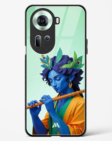 Melodies of Krishna Glass Case Phone Cover (Oppo)