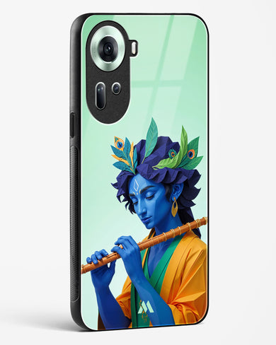 Melodies of Krishna Glass Case Phone Cover (Oppo)