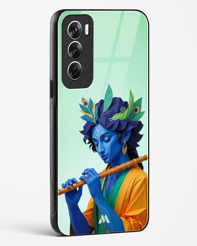 Melodies of Krishna Glass Case Phone Cover (Oppo)