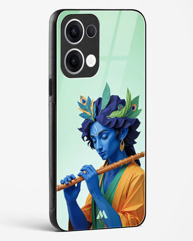 Melodies of Krishna Glass Case Phone Cover (Oppo)