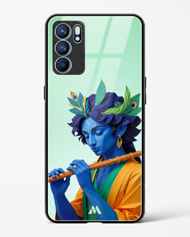 Melodies of Krishna Glass Case Phone Cover (Oppo)