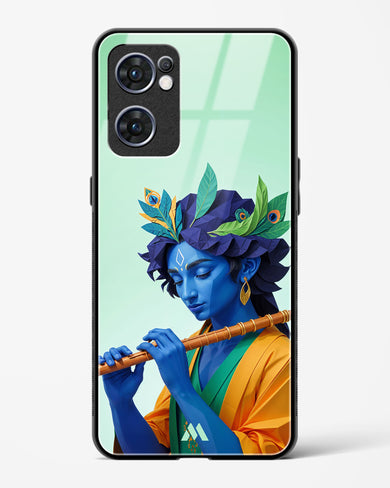 Melodies of Krishna Glass Case Phone Cover (Oppo)