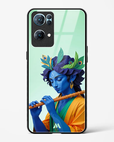 Melodies of Krishna Glass Case Phone Cover (Oppo)