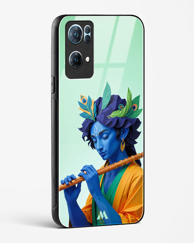 Melodies of Krishna Glass Case Phone Cover (Oppo)