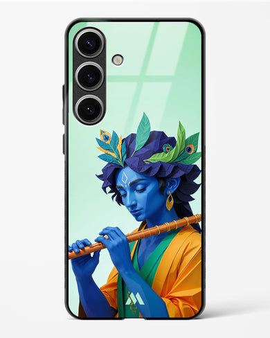 Melodies of Krishna Glass Case Phone Cover (Samsung)