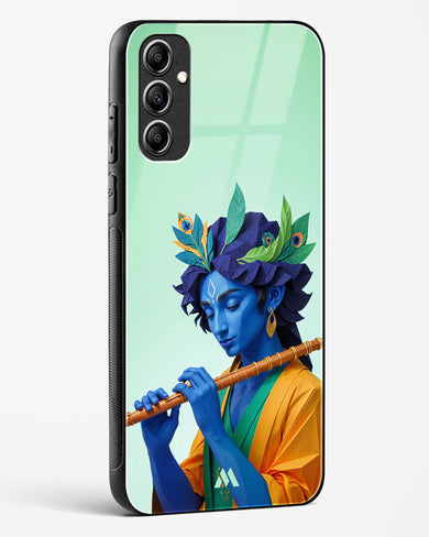 Melodies of Krishna Glass Case Phone Cover (Samsung)