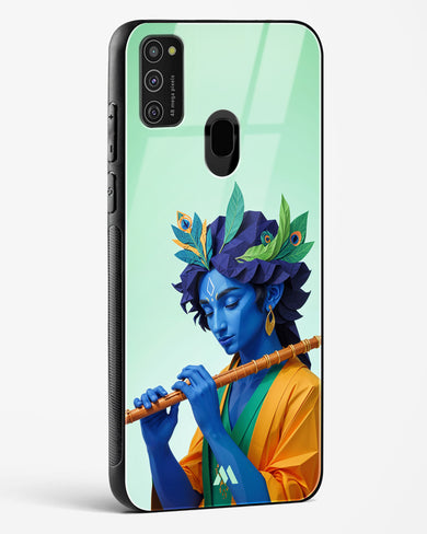 Melodies of Krishna Glass Case Phone Cover (Samsung)