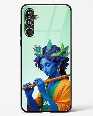 Melodies of Krishna Glass Case Phone Cover (Samsung)