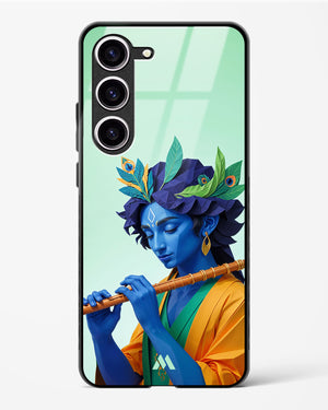 Melodies of Krishna Glass Case Phone Cover (Samsung)