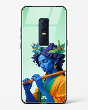 Melodies of Krishna Glass Case Phone Cover (Vivo)