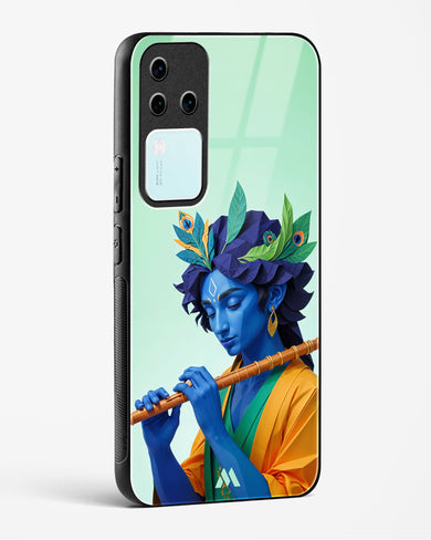 Melodies of Krishna Glass Case Phone Cover (Vivo)
