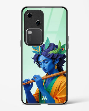 Melodies of Krishna Glass Case Phone Cover (Vivo)