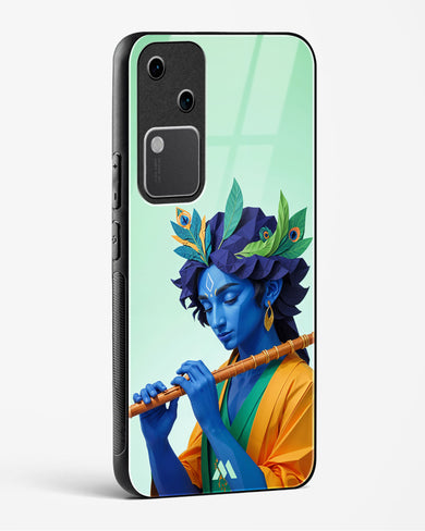 Melodies of Krishna Glass Case Phone Cover (Vivo)