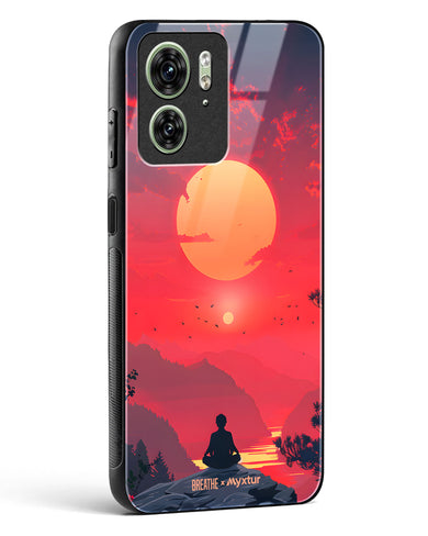 One with the World [BREATHE] Glass Case Phone Cover (Motorola)