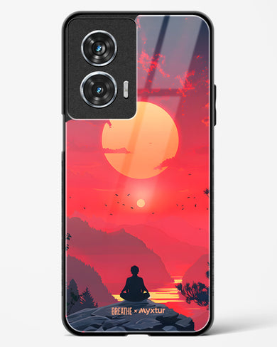 One with the World [BREATHE] Glass Case Phone Cover (Motorola)