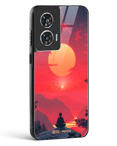 One with the World [BREATHE] Glass Case Phone Cover (Motorola)