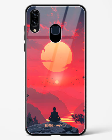 One with the World [BREATHE] Glass Case Phone Cover (Samsung)