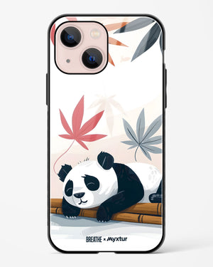 Paws and Relax [BREATHE] Glass Case Phone Cover (Apple)