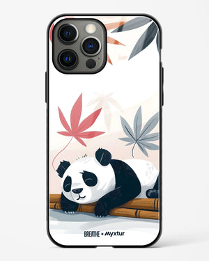 Paws and Relax [BREATHE] Glass Case Phone Cover (Apple)