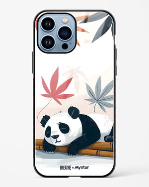 Paws and Relax [BREATHE] Glass Case Phone Cover (Apple)