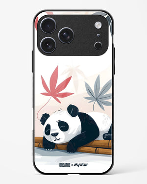 Paws and Relax [BREATHE] Glass Case Phone Cover (Apple)