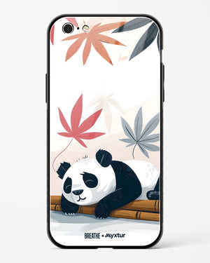 Paws and Relax [BREATHE] Glass Case Phone Cover (Apple)