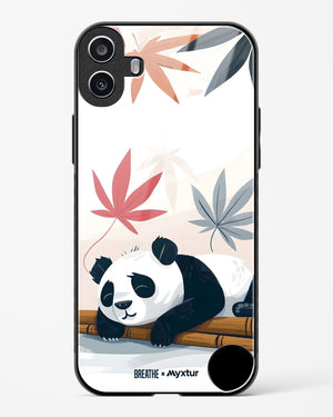 Paws and Relax [BREATHE] Glass Case Phone Cover (Nothing)