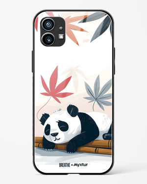 Paws and Relax [BREATHE] Glass Case Phone Cover (Nothing)