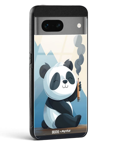 Pencil Panda Pal [BREATHE] Glass Case Phone Cover (Google)