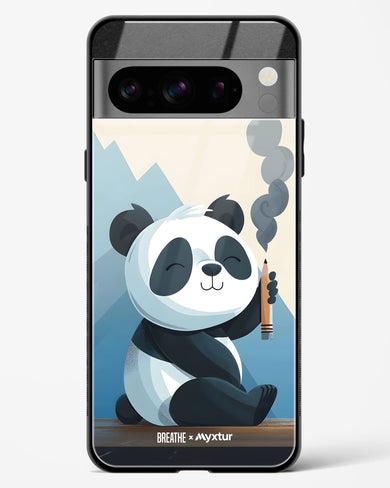 Pencil Panda Pal [BREATHE] Glass Case Phone Cover (Google)