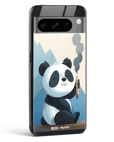 Pencil Panda Pal [BREATHE] Glass Case Phone Cover (Google)