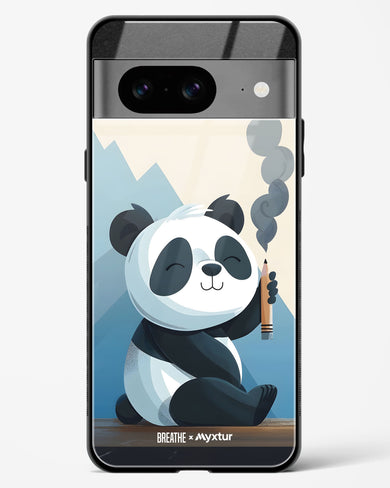 Pencil Panda Pal [BREATHE] Glass Case Phone Cover (Google)