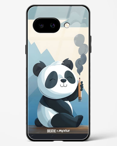 Pencil Panda Pal [BREATHE] Glass Case Phone Cover (Google)