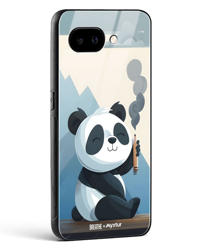 Pencil Panda Pal [BREATHE] Glass Case Phone Cover (Google)