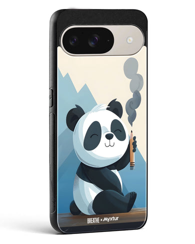 Pencil Panda Pal [BREATHE] Glass Case Phone Cover (Google)