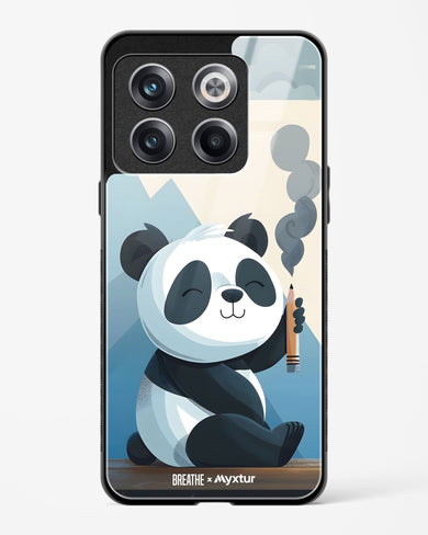 Pencil Panda Pal [BREATHE] Glass Case Phone Cover (OnePlus)