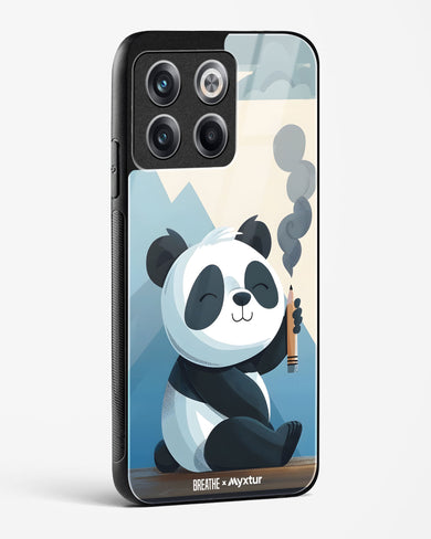 Pencil Panda Pal [BREATHE] Glass Case Phone Cover (OnePlus)