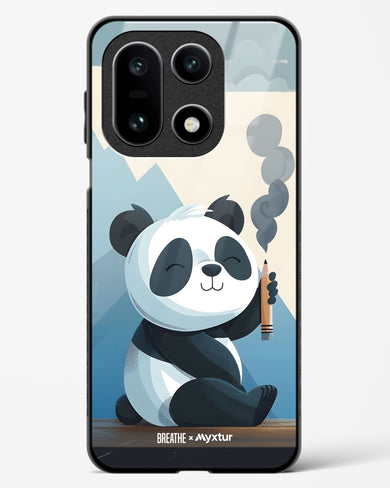 Pencil Panda Pal [BREATHE] Glass Case Phone Cover (OnePlus)