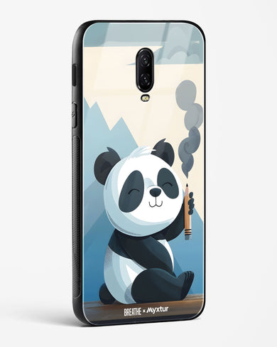 Pencil Panda Pal [BREATHE] Glass Case Phone Cover (OnePlus)