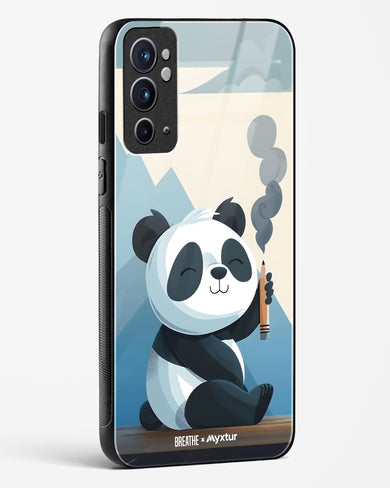 Pencil Panda Pal [BREATHE] Glass Case Phone Cover (OnePlus)