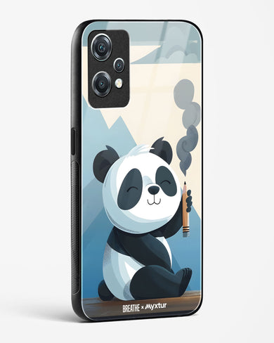 Pencil Panda Pal [BREATHE] Glass Case Phone Cover (OnePlus)