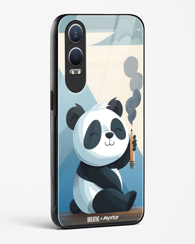 Pencil Panda Pal [BREATHE] Glass Case Phone Cover (OnePlus)
