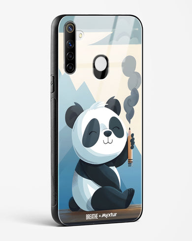 Pencil Panda Pal [BREATHE] Glass Case Phone Cover (Realme)