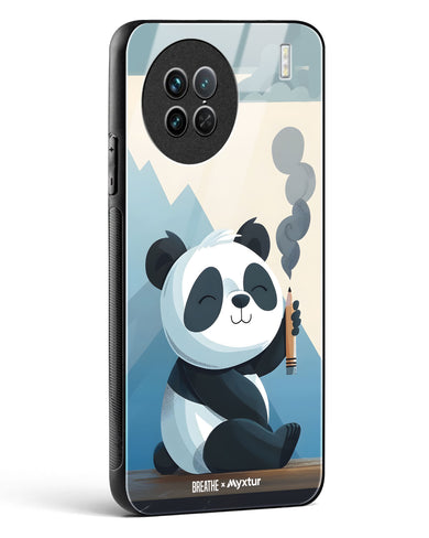 Pencil Panda Pal [BREATHE] Glass Case Phone Cover (Vivo)