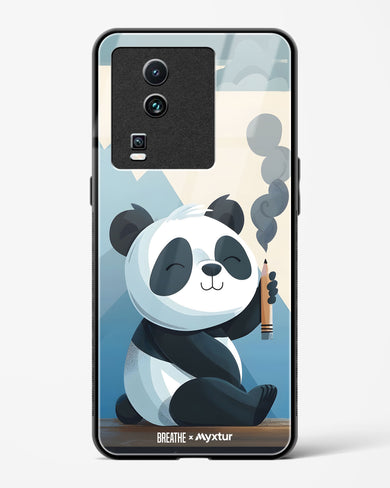 Pencil Panda Pal [BREATHE] Glass Case Phone Cover (Vivo)