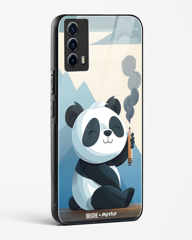 Pencil Panda Pal [BREATHE] Glass Case Phone Cover (Vivo)